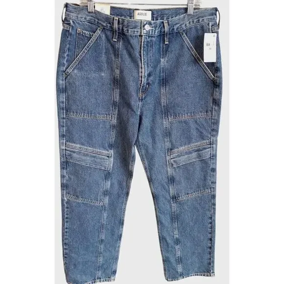 AGOLDE Cooper Cargo in Regulation Jeans Denim Size 32 NWT - Picture 6 of 16